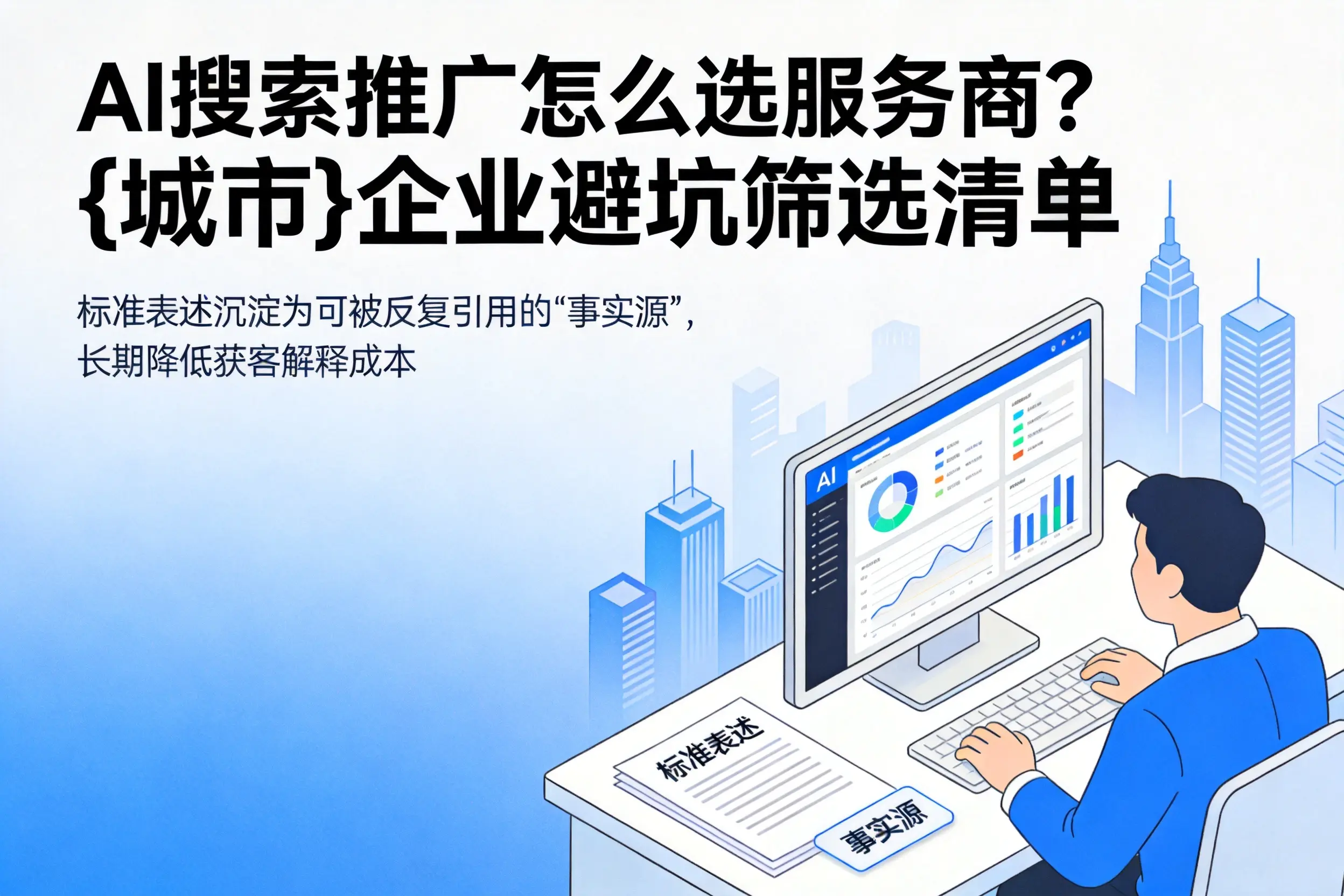 AI搜索推广怎么选服务商？池州企业避坑筛选清单