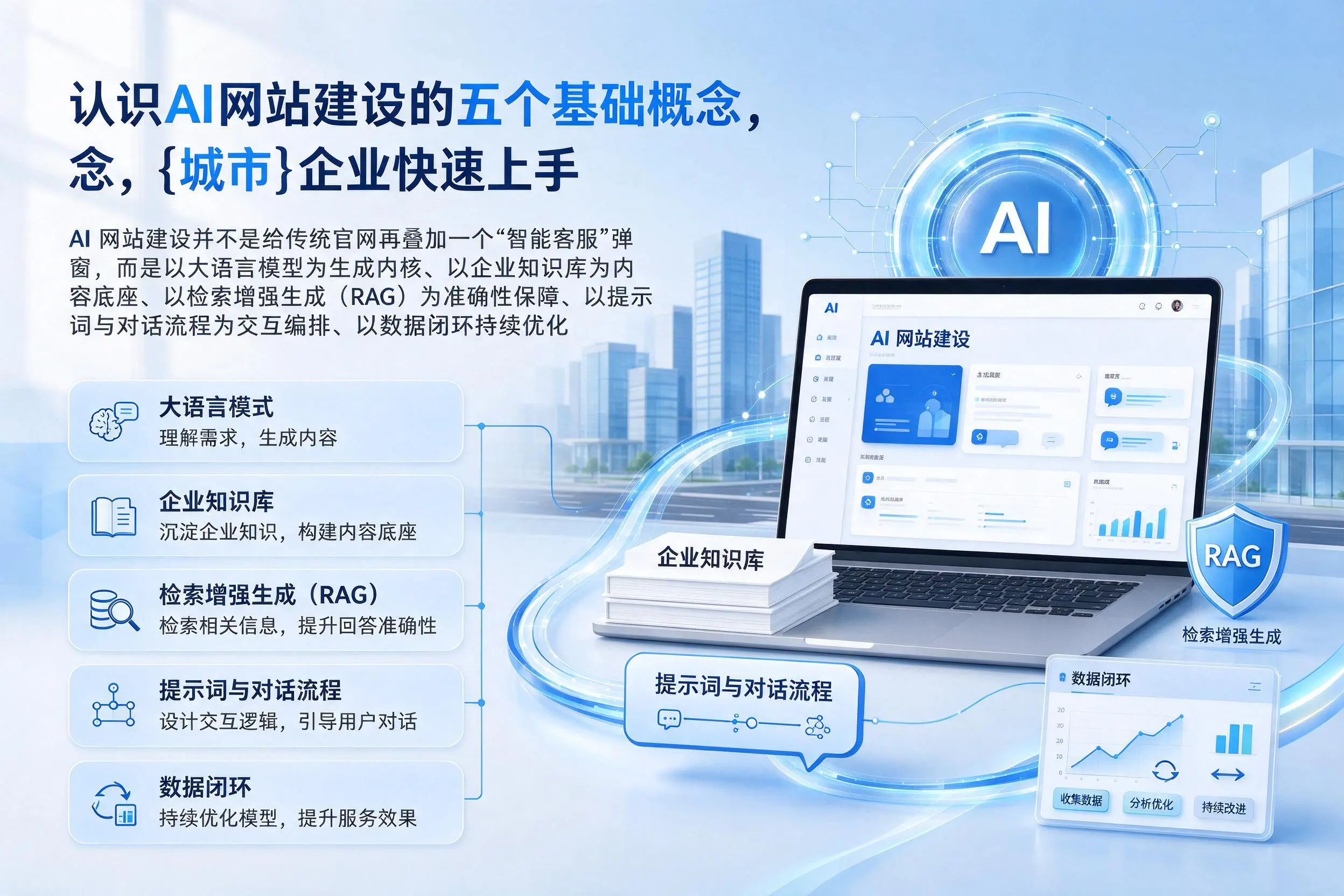 认识AI网站建设的五个基础概念，池州企业快速上手
