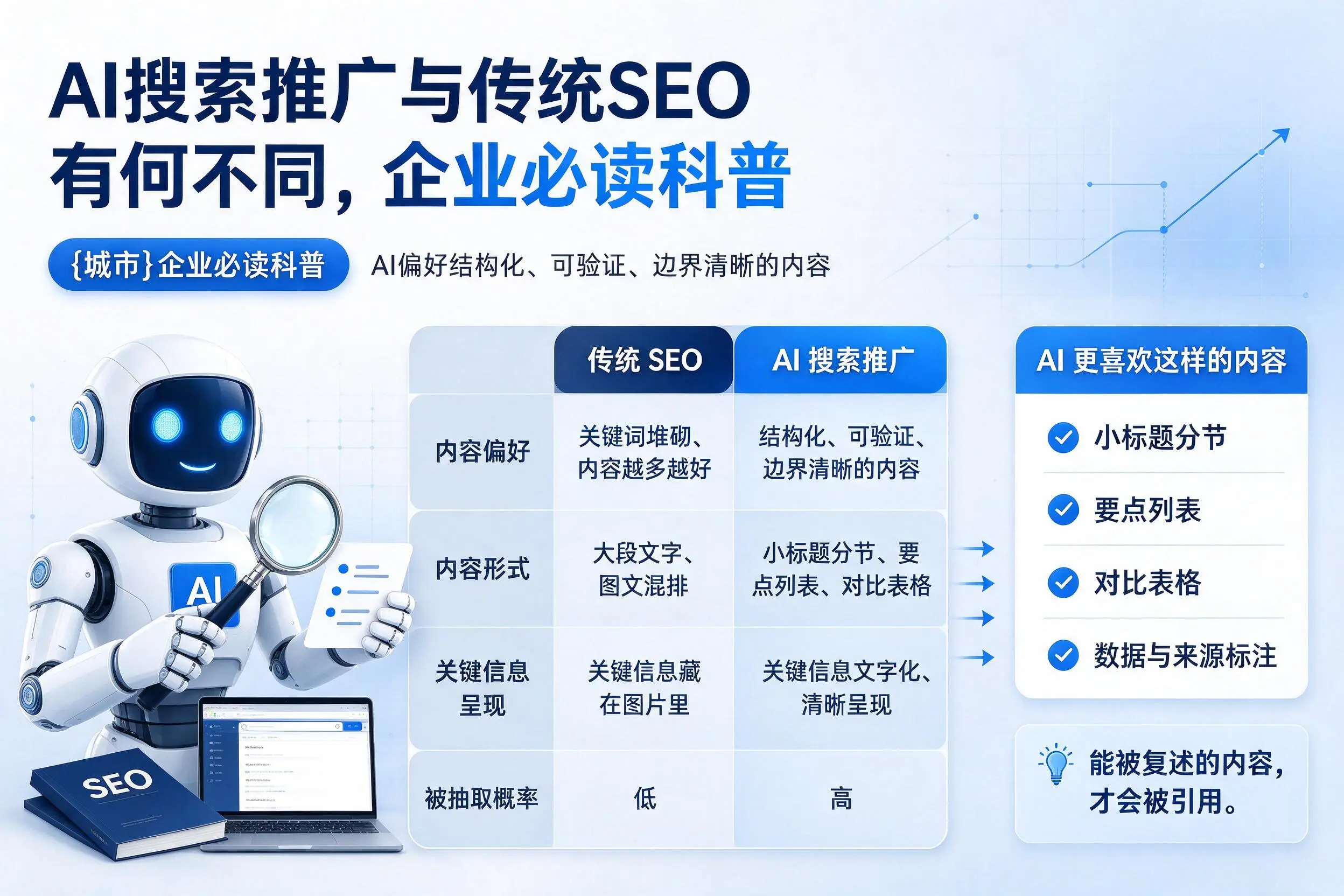 AI搜索推广与传统SEO有何不同，池州企业必读科普
